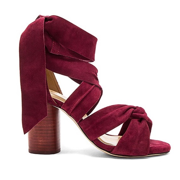 RAYE Shoes - RAYE Myra Wrap Heel in Crimson Size 8 GREAT CONDITION!!